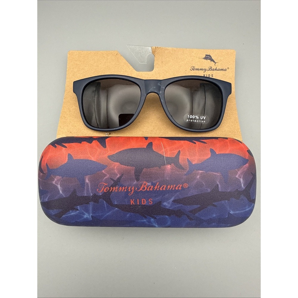 Tommy Bahama Kids Sunglasses With 100% UV Protection And Hardcase NWT